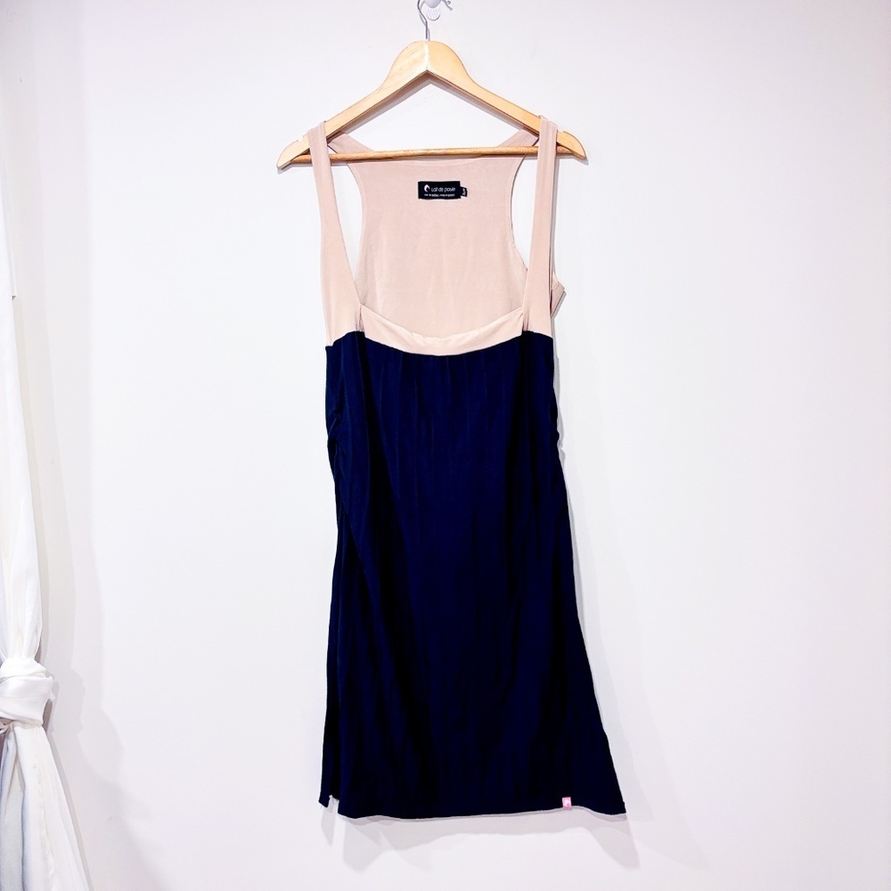 🌼NWOT🌼 LAIT DE POULE – Navy maternity & nursing dress |‎ Size XL *